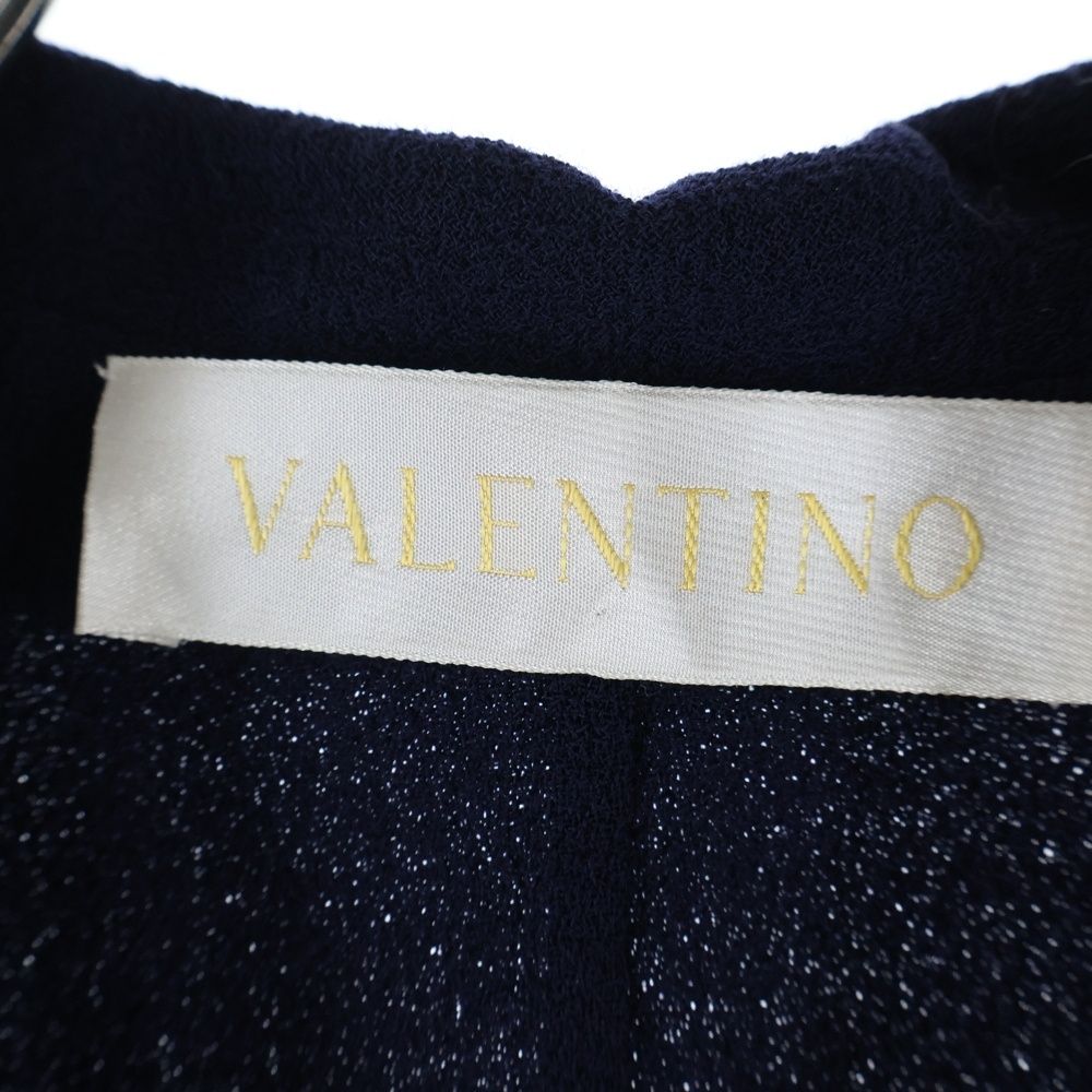 VALENTINO　シルク　セットアップ VALENTINO (ヴァレンティノ) セットアップスーツ シルク フリルカラー