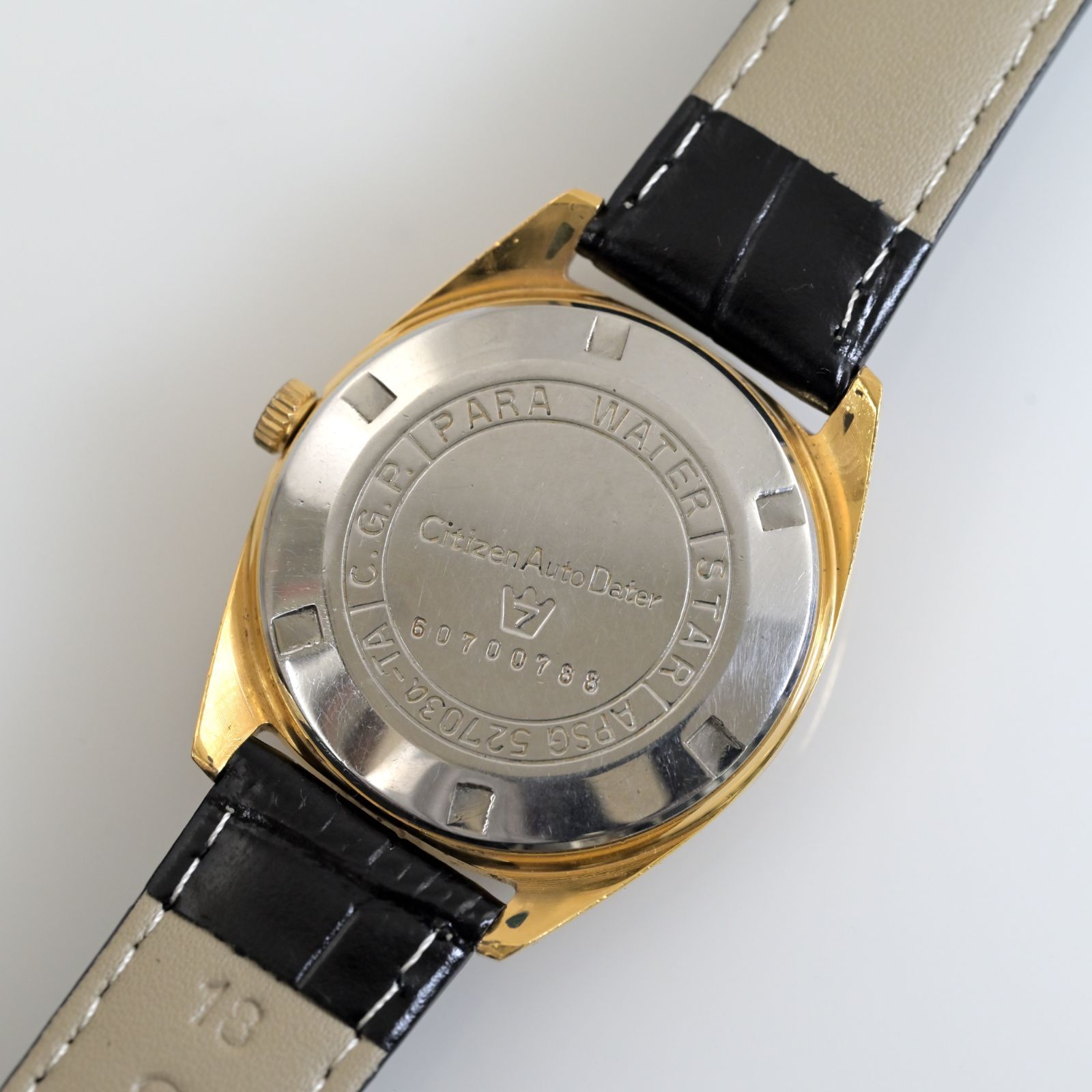  CITIZEN シチズン オートデーター AUTODATER 7 23Jewels Cal.5203 動作品 ヴィンテージ パーカー 自動巻き時計 腕時計(アナログ)