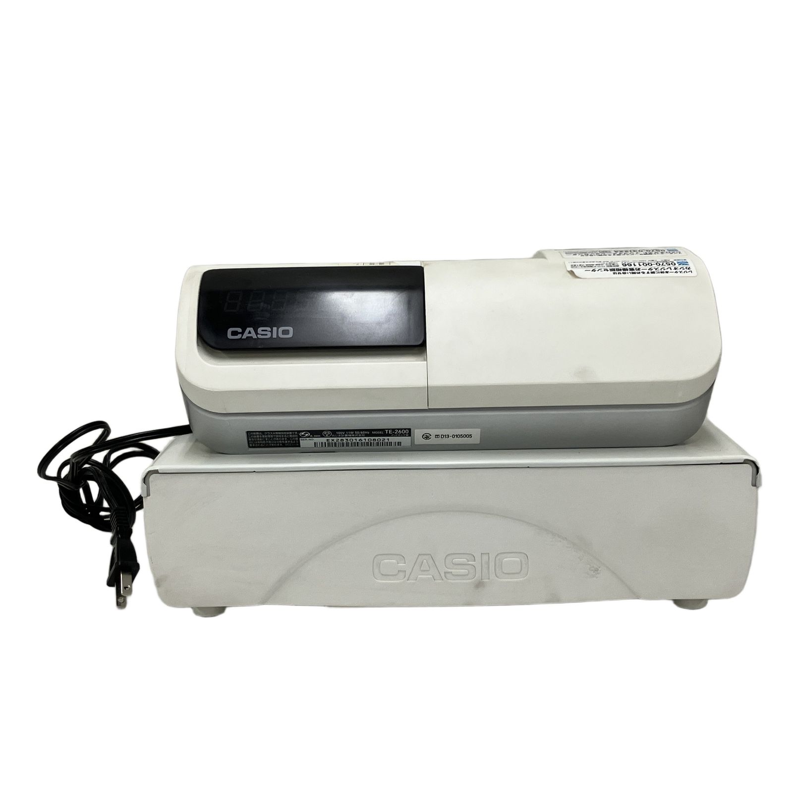 ジャンク CASIO カシオレジスター TE-2600 CASIO カシオ 電子