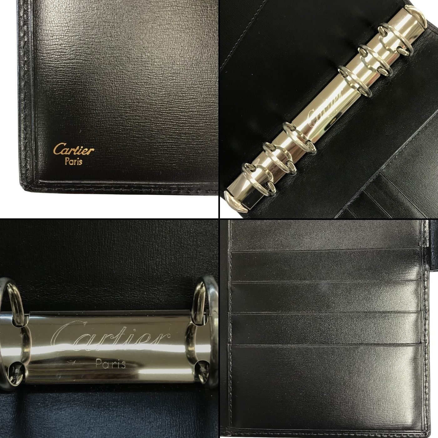 CARTIER カルティエ パシャ 手帳カバー ユニセックス レザー システム 