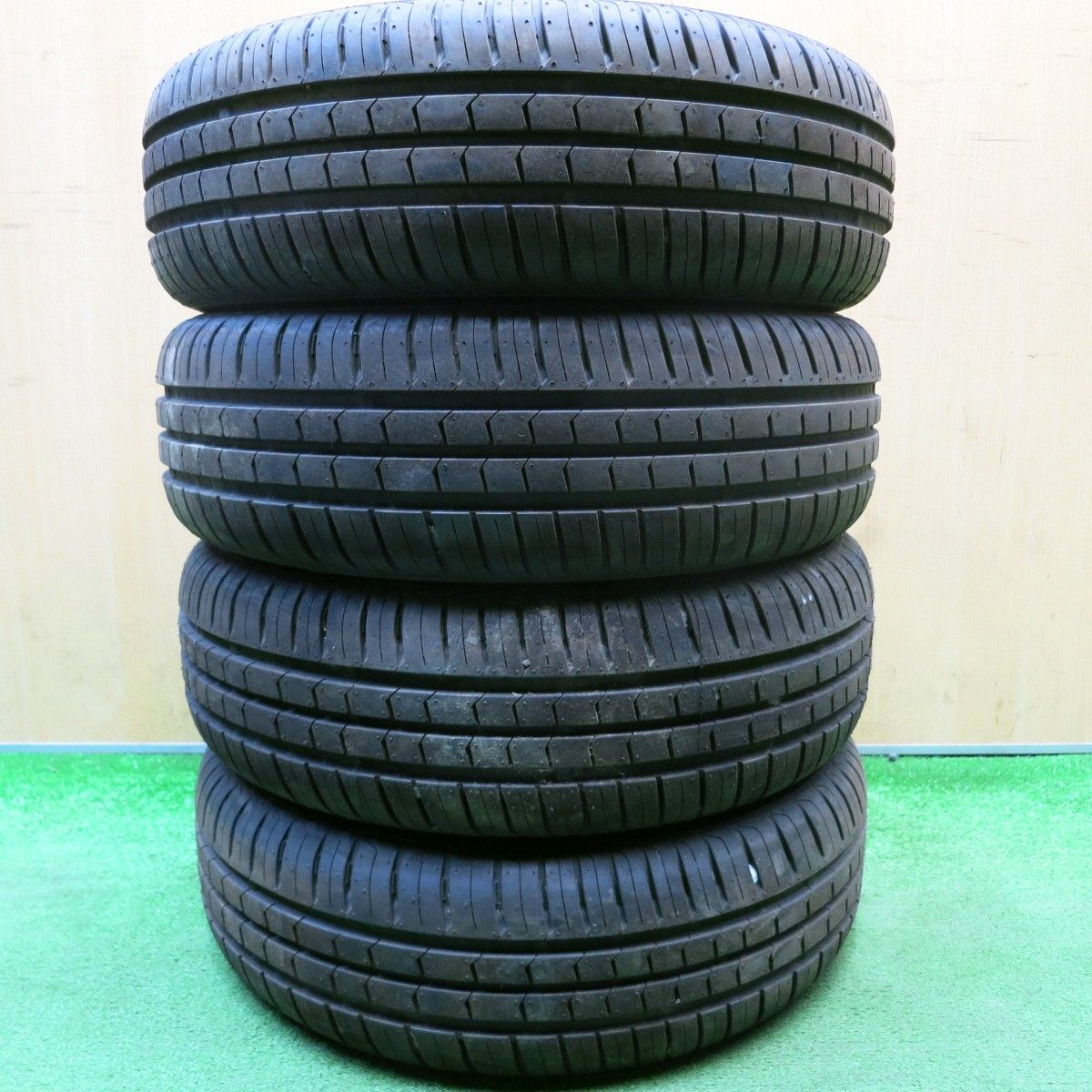 バリ溝！25年！9.5分☆スズキ ラパン 純正 155/65R13 リンロン COMFORT