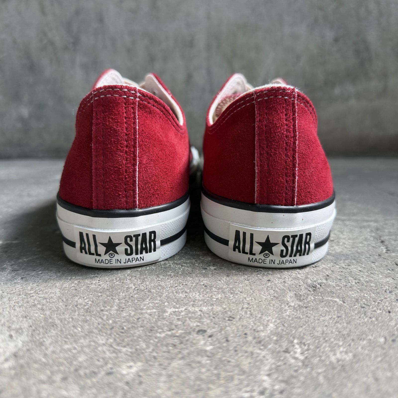 CONVERSE SUEDE ALL STAR J OX 日本製 26cm レッド コンバース