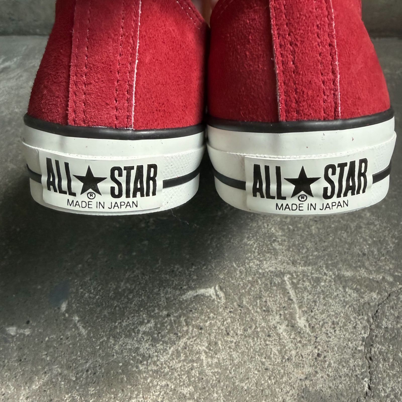 CONVERSE SUEDE ALL STAR J OX 日本製 26cm レッド コンバース