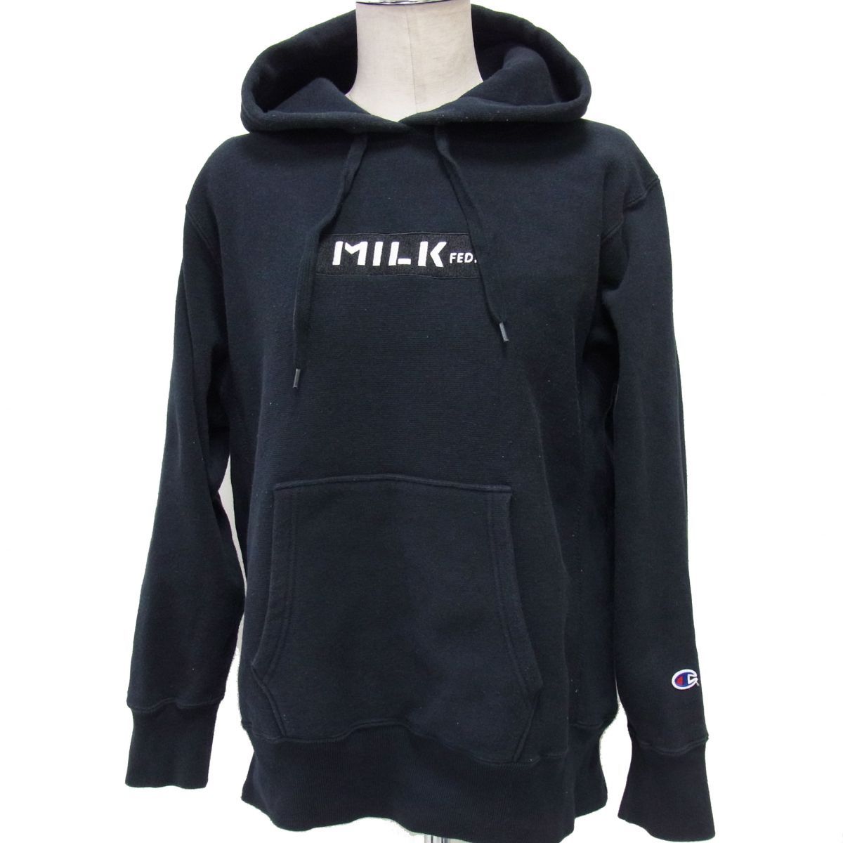 ☆CHAMPION×MILKFED チャンピオン リバースウィーブ スウェット パーカ 