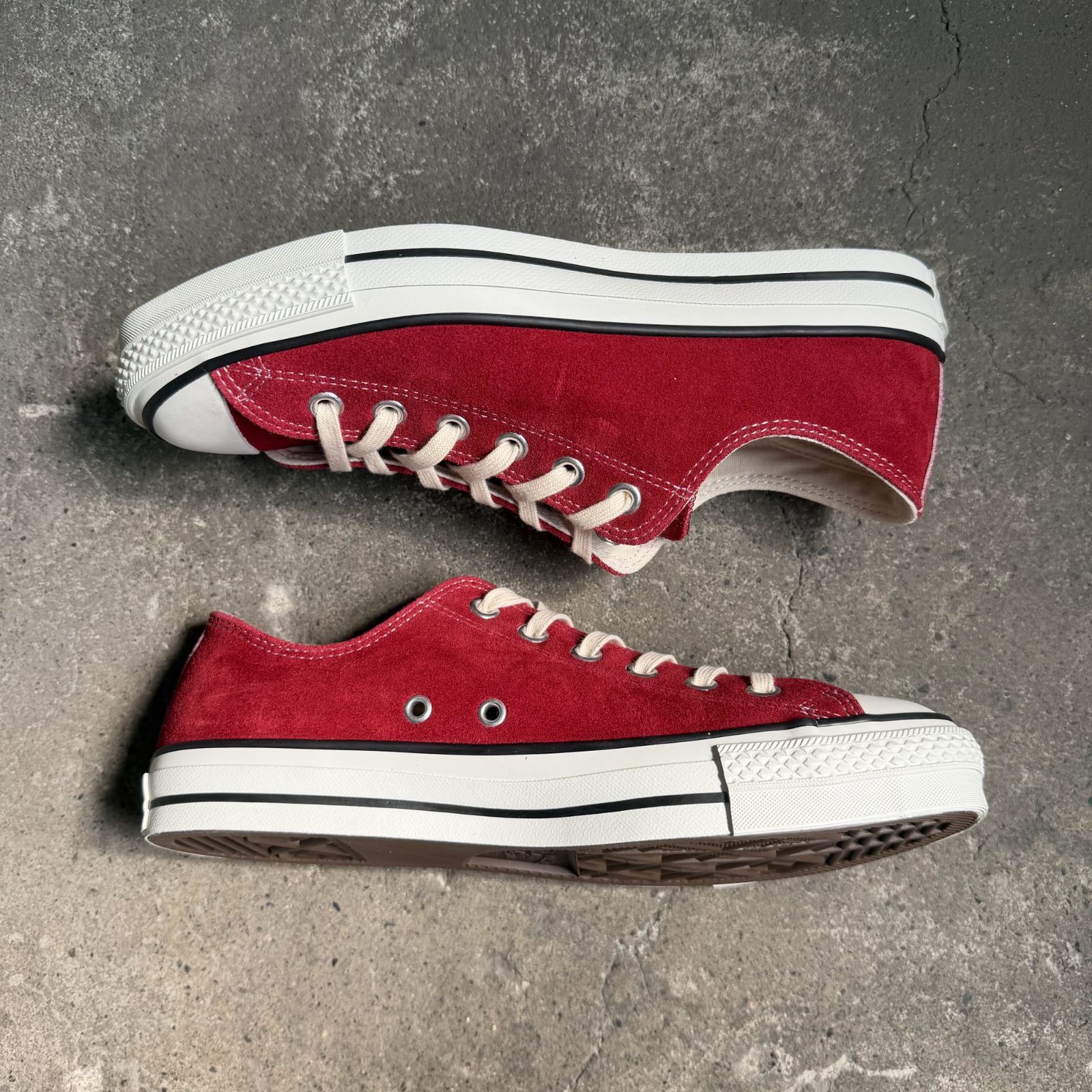 CONVERSE SUEDE ALL STAR J OX 日本製 26cm レッド コンバース