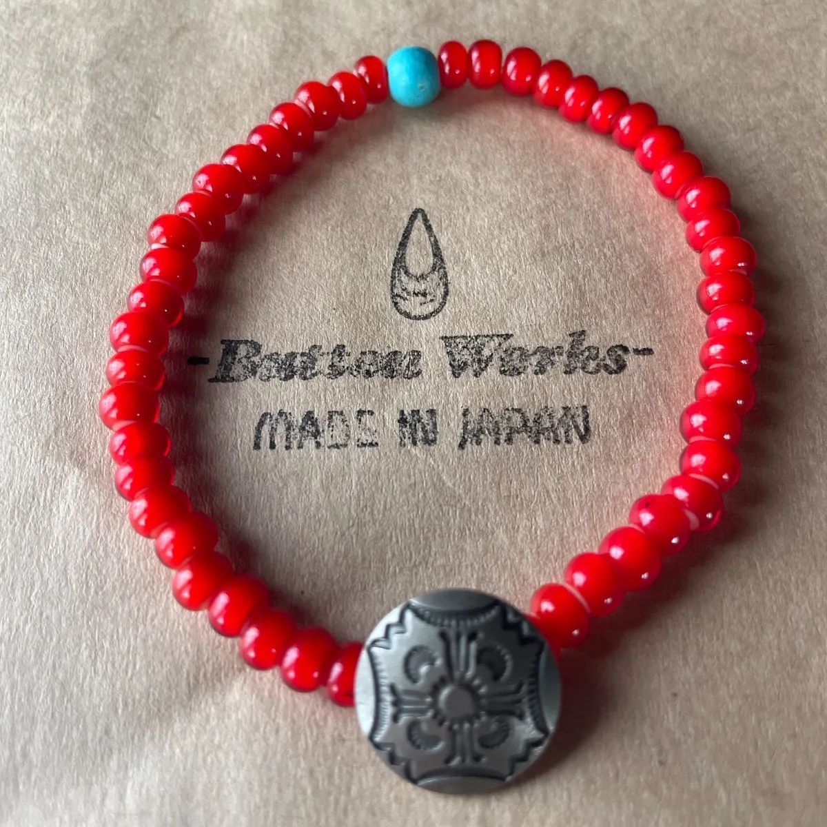 新品 Button Works ボタンワークス ガラスビーズ コインコンチョ 