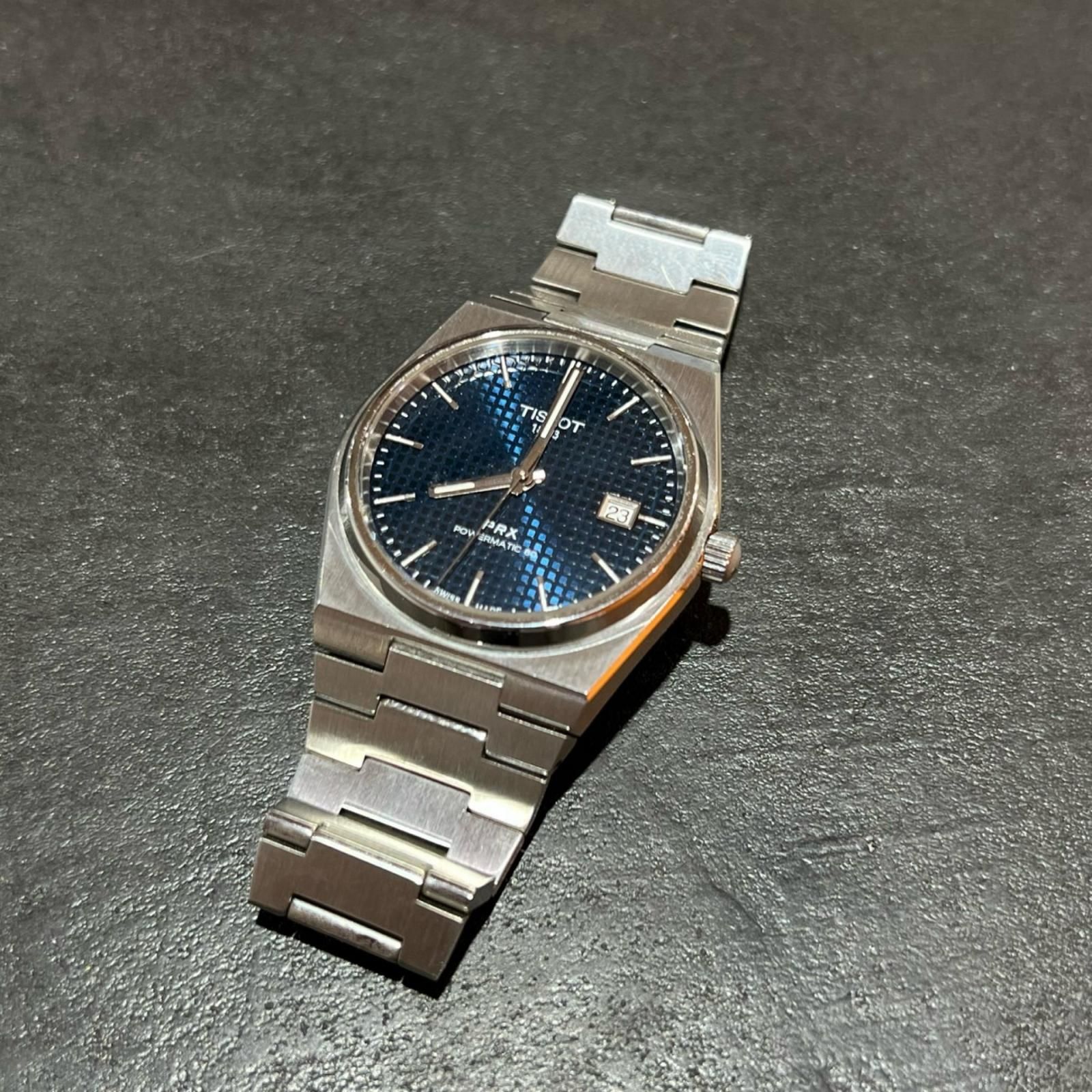 参考上代112200円 TISSOT PRX Powermatic 80 35mm パワーマティック 腕時計 自動巻き ティソ T137407A シルバー （10882M） 参考上代112200円 TISSOT PRX Powermatic 80 35mm パワーマティック