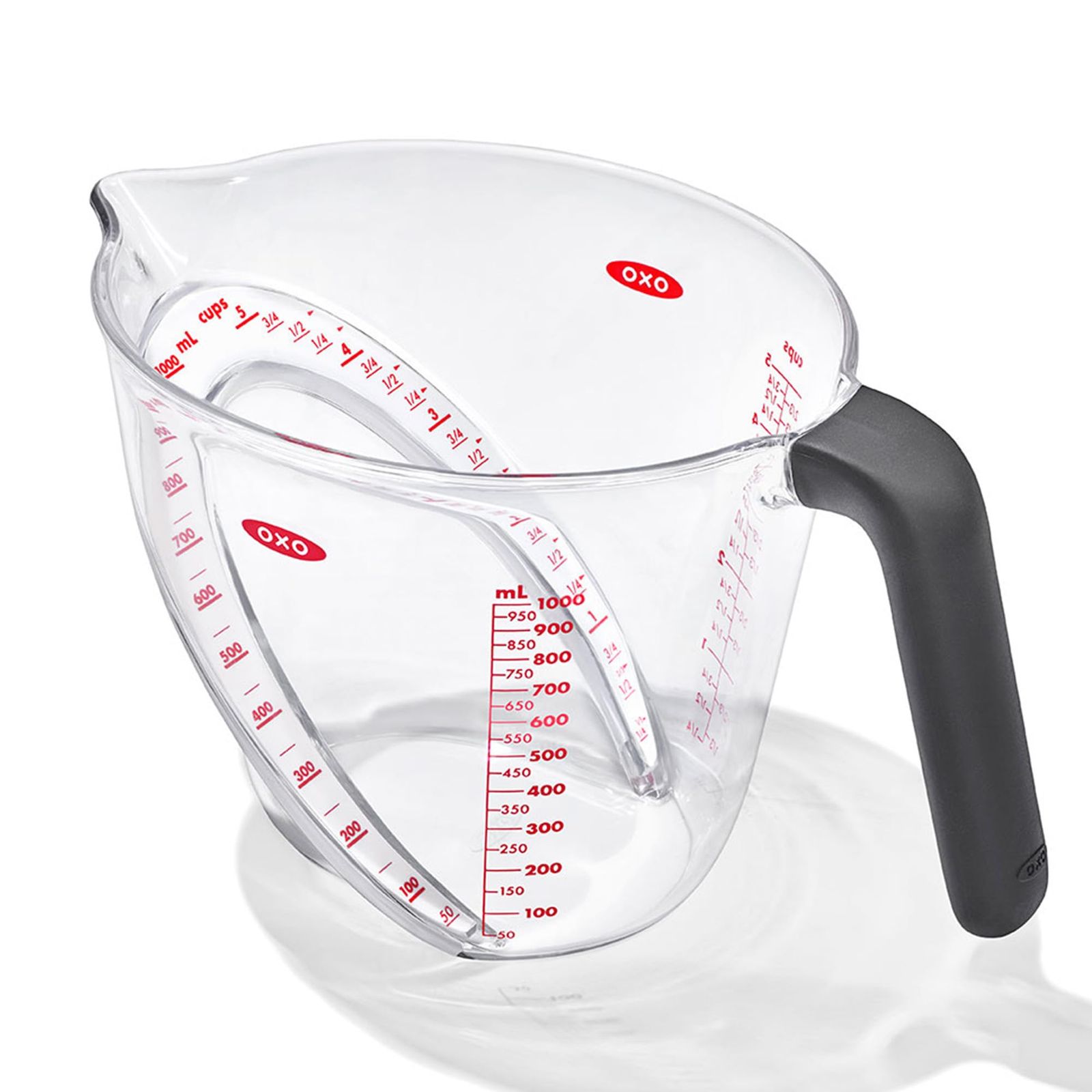 OXO オクソー 計量カップ アングルドメジャーカップ 大 1000ml 電子レンジ 食洗機 対応 耐熱 トライタン製