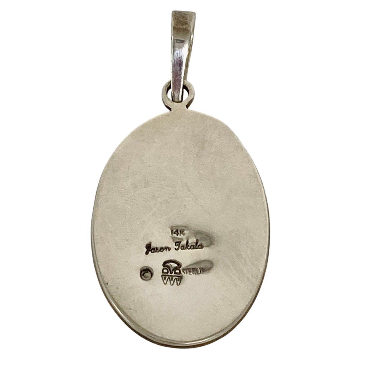 Jason Takala/ジェイソンタカラ/HOPI/ホピ族/ペンダントトップ/14K/スターリングシルバー/アクセサリー/メンズ/RS0602 Jason Takala/ジェイソンタカラ/HOPI/ホピ族/ペンダントトップ/14K