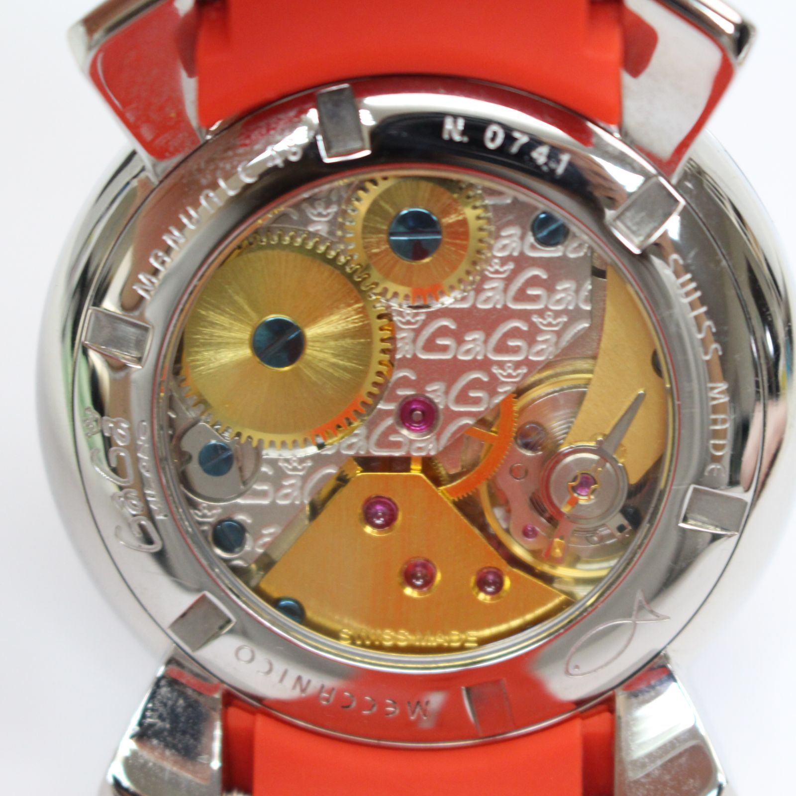 772)【稼働品/極美品】GaGa MILANO ガガミラノ MANUALE 48 マヌアーレ 