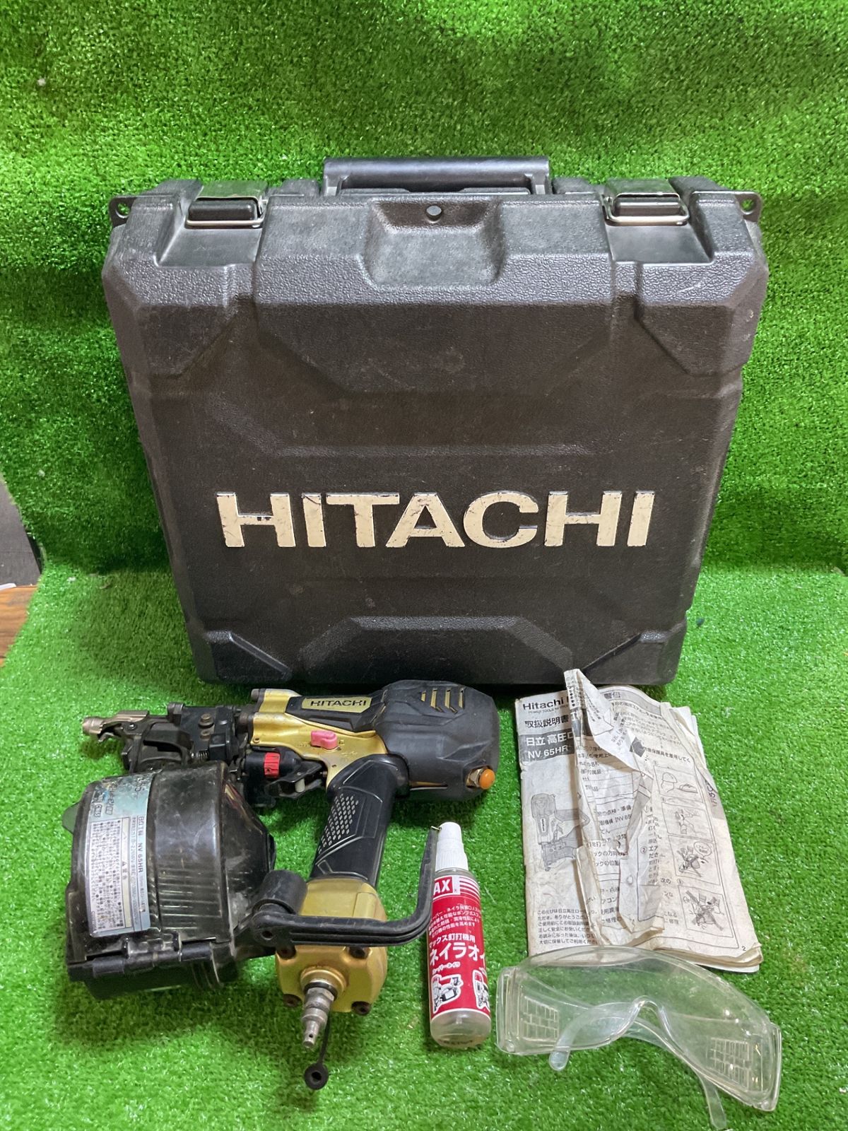 電動工具・エア工具 日立工機 HITACHI NV65HR 高圧ロール釘打ち機 65mm ※