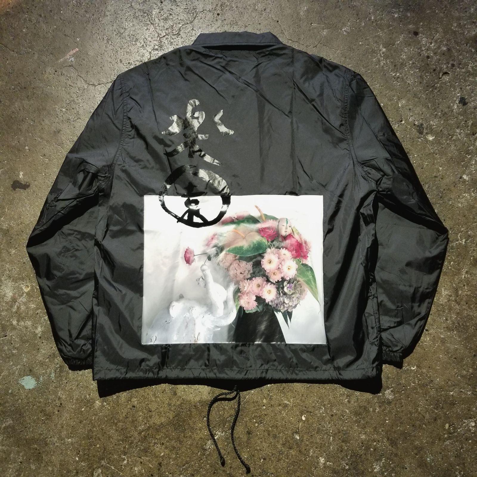 【希少】コムデギャルソン xアラーキー コーチジャケット ブルゾン レインコート COMME des GARCONS × 荒木経惟 コーチジャケット L People of the Year