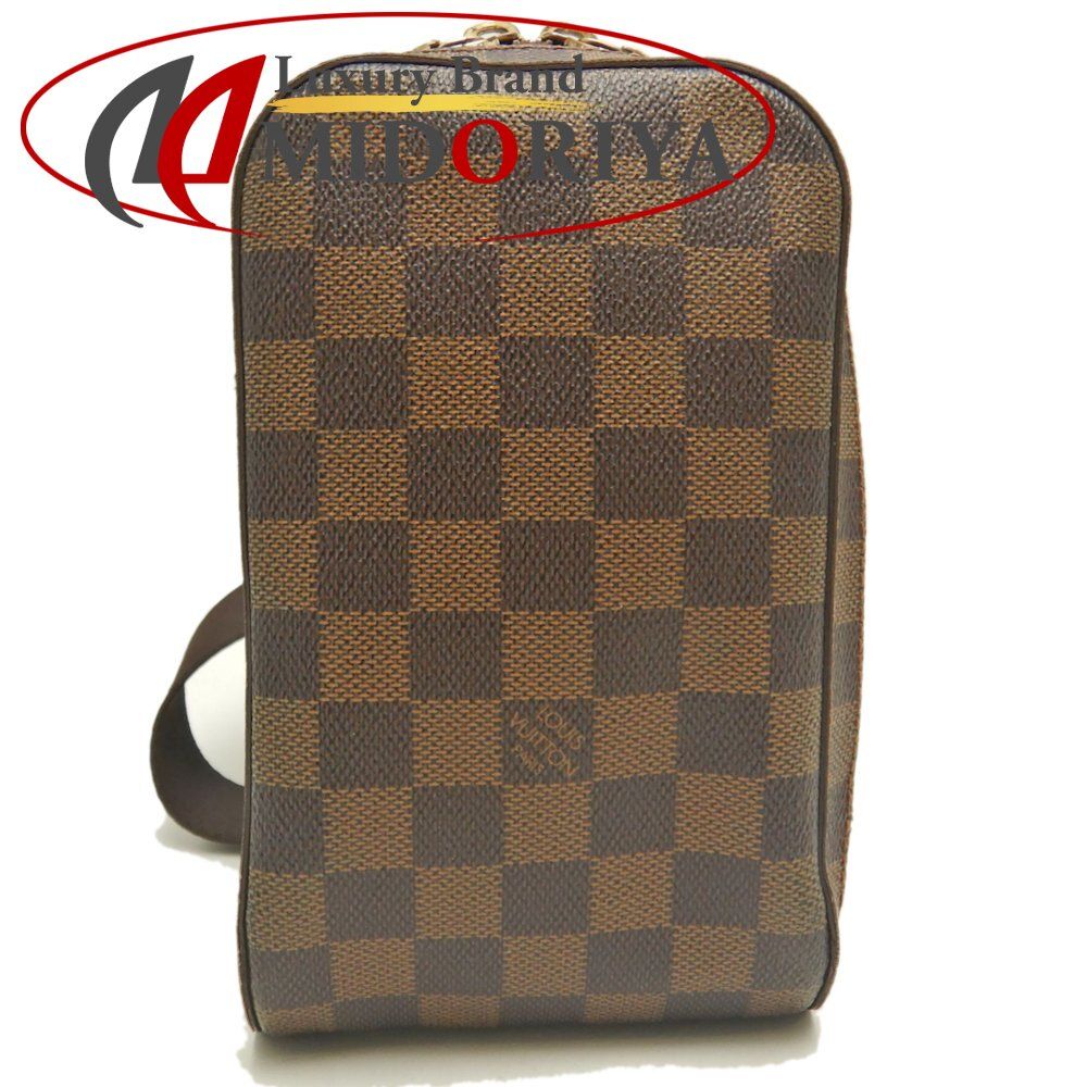 LOUIS VUITTON◇ジェロニモス_ダミエ・エベヌ/PVC/ブラウン LOUIS VUITTON◇ジェロニモス_ダミエ・エベヌ/PVC/ブラウン
