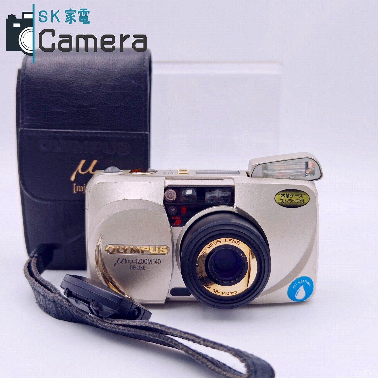 中古】 OLYMPUS μ [mju:] ZOOM 140 DELUXE オリンパス ミュー 