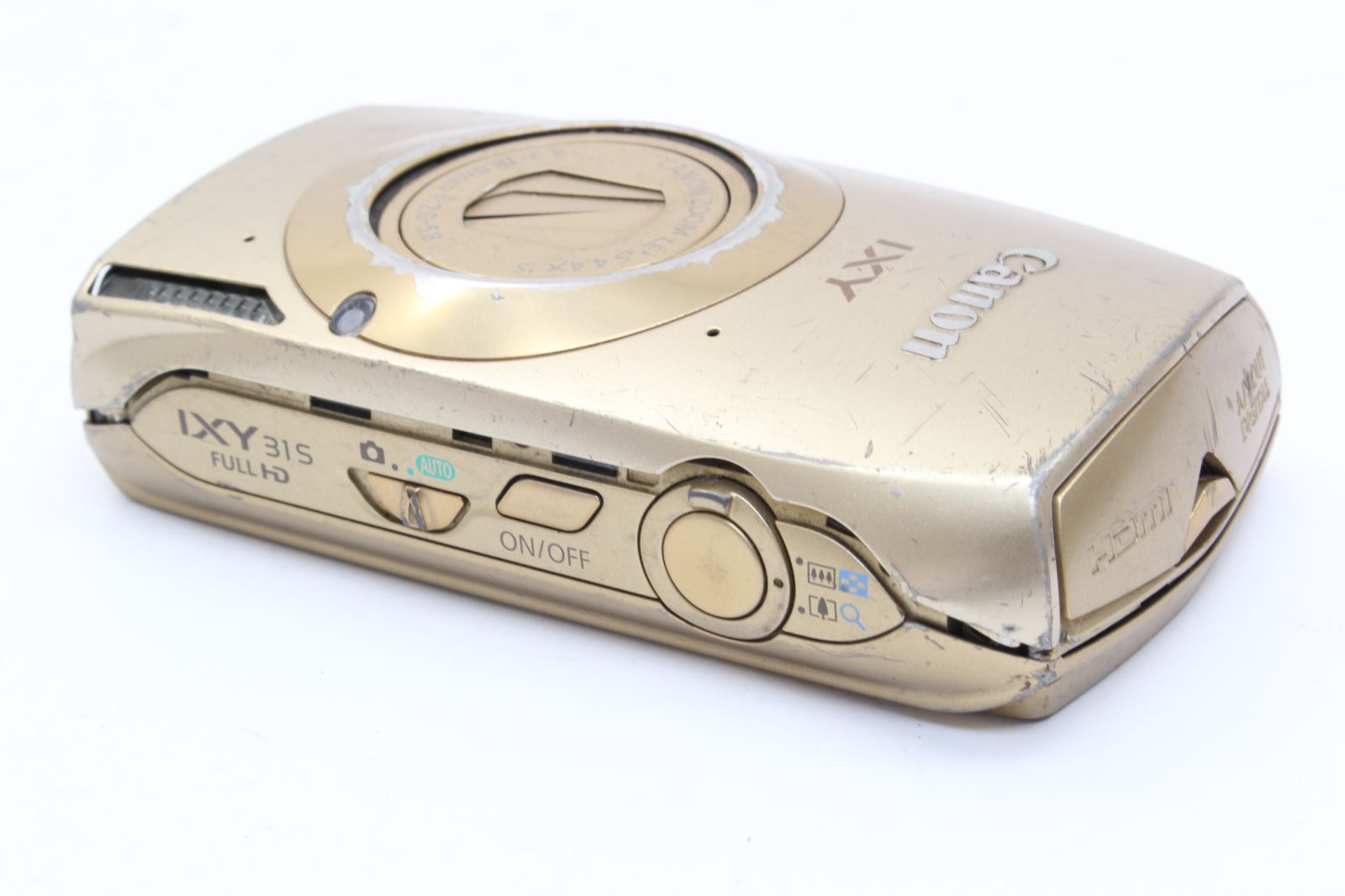 D (ジャンク) Canon キヤノン IXY 31S ゴールド 返品 2-222 【公式通販】