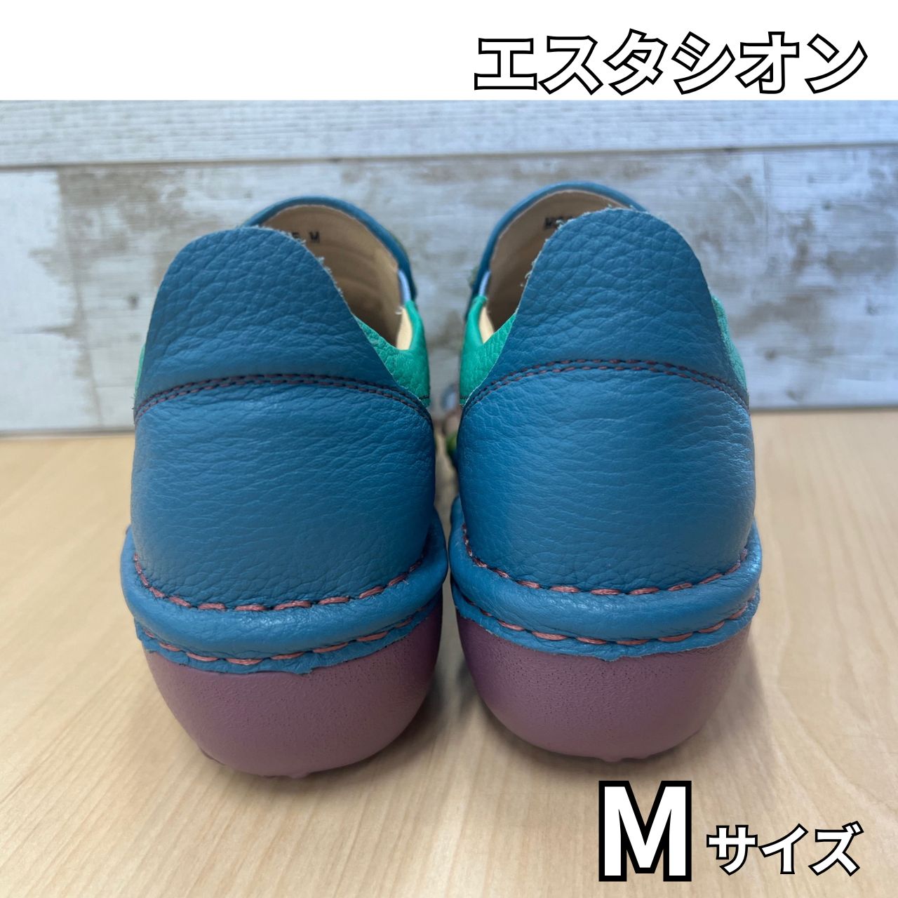Estacion エスタシオン ボーダースリッポンシューズ Mサイズ【ms25 