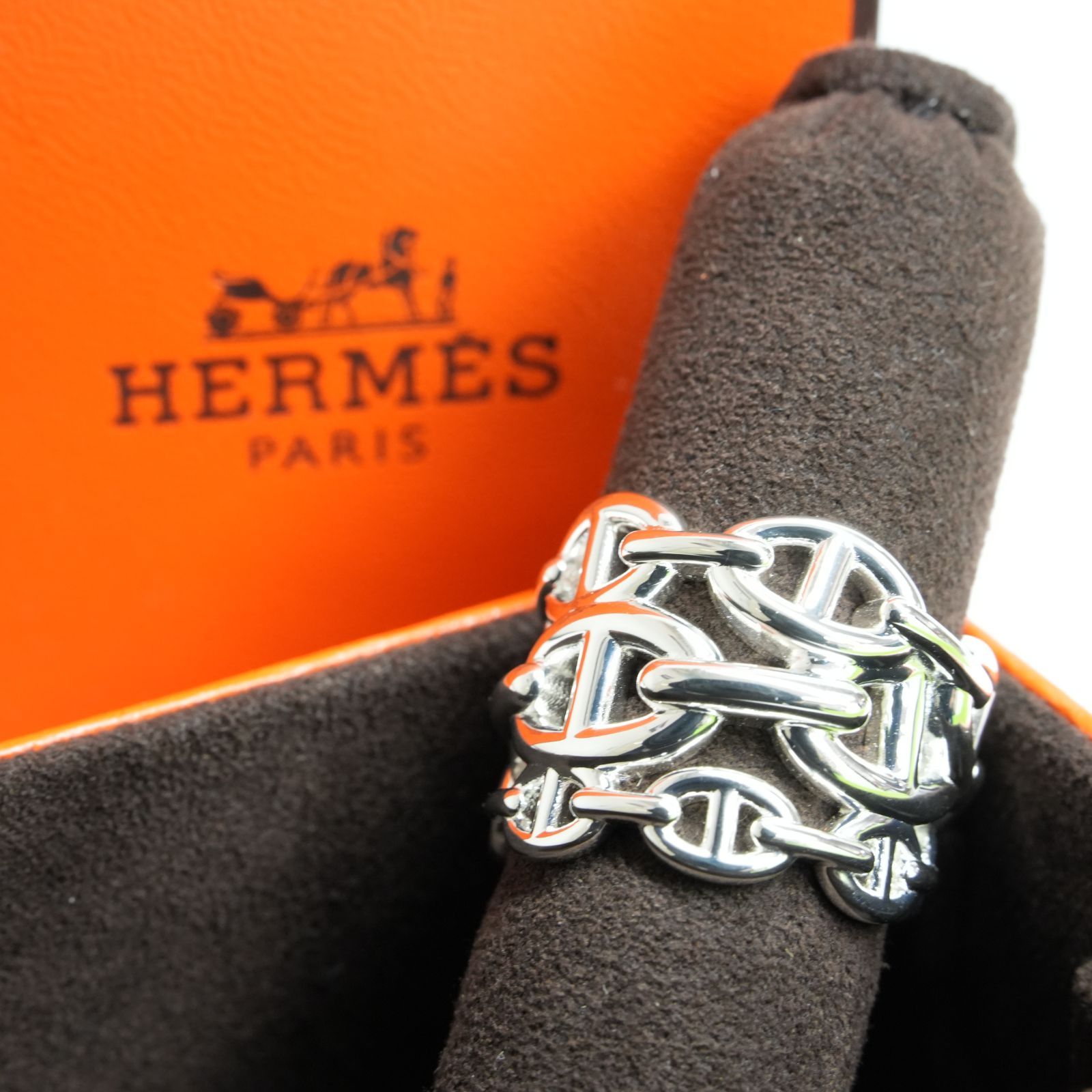 f001 新品 エルメス HERMES シェーヌダンクル アンシェネリングGM