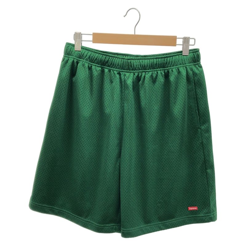 中古】Supreme small box baggy mesh short サイズS グリーン[79