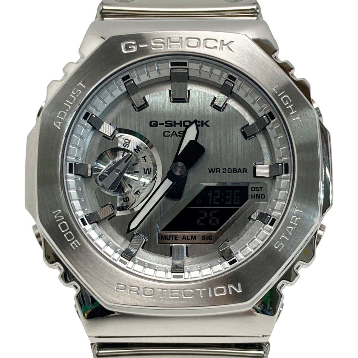 CASIO カシオ G-SHOCK FINE METALLIC SERIES GM-2100YM-8AJF シルバー 