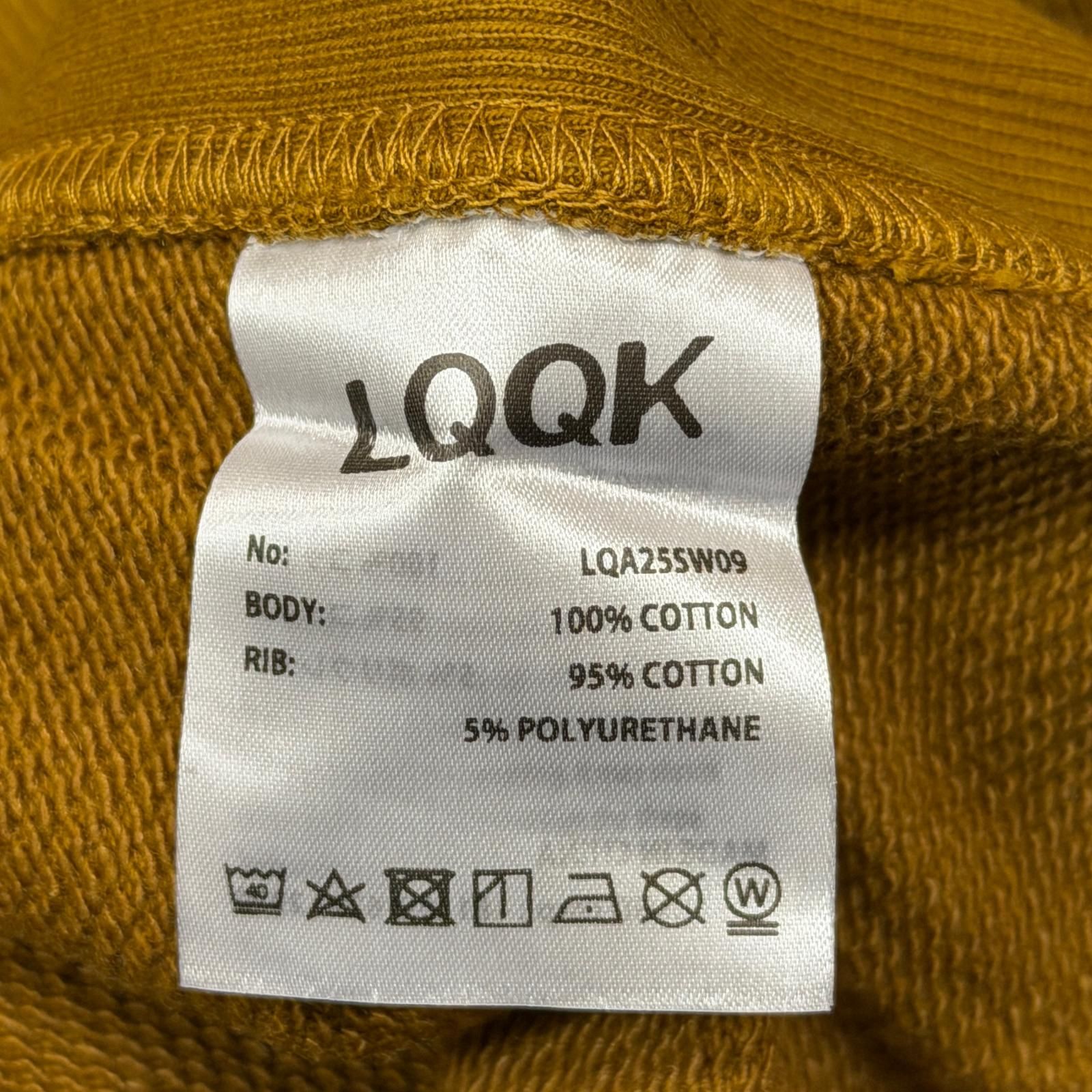 参考上代24200円 未使用 LQQK Studio 25AW BUS SEAT SWEAT CREWNECK
