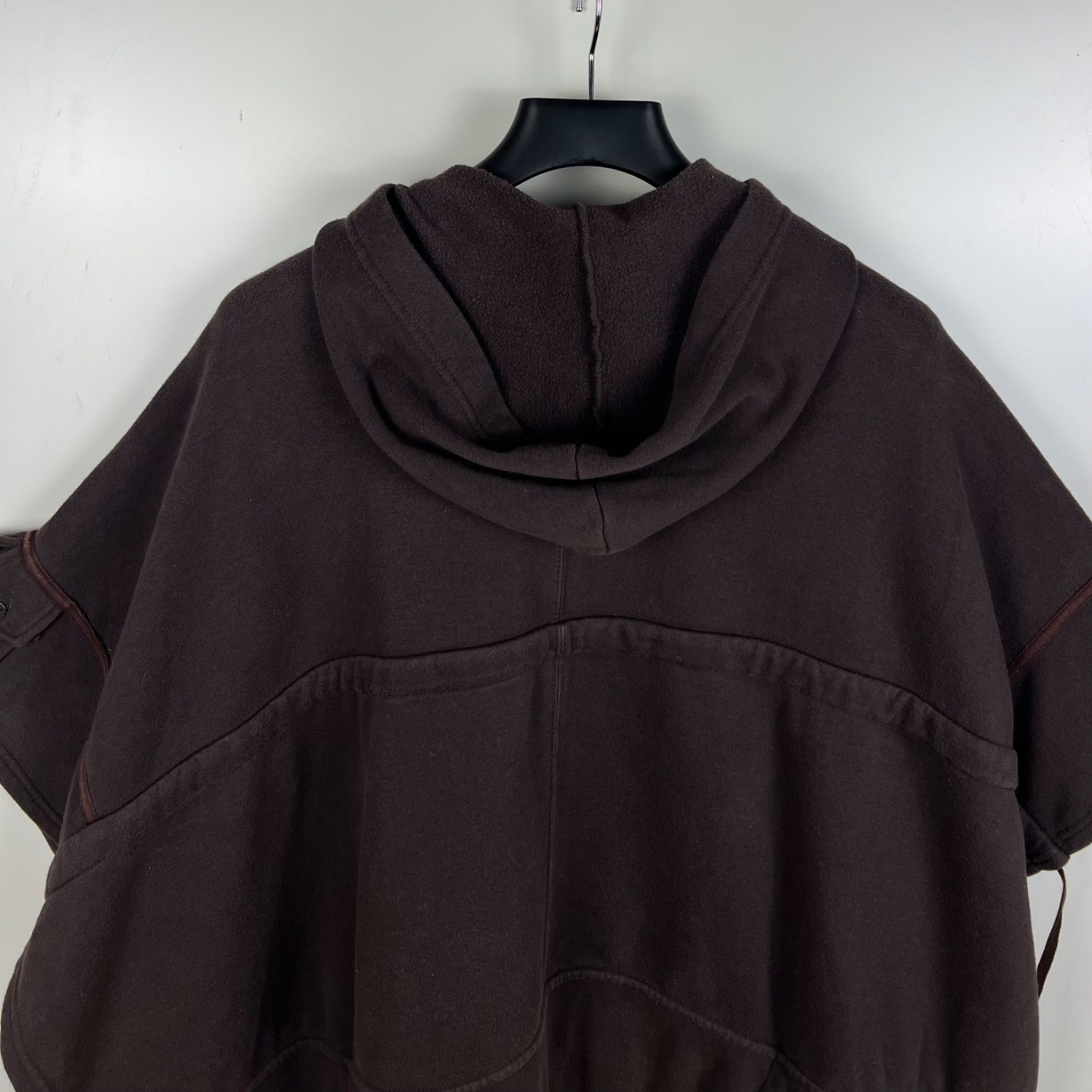 DIESEL 00s y2k gimmick archive meny pocket sweat zip hoodie poncho 