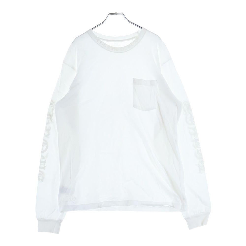 CHROME HEARTS (クロムハーツ) CH LS NECK LOGO TEE ネックロゴ