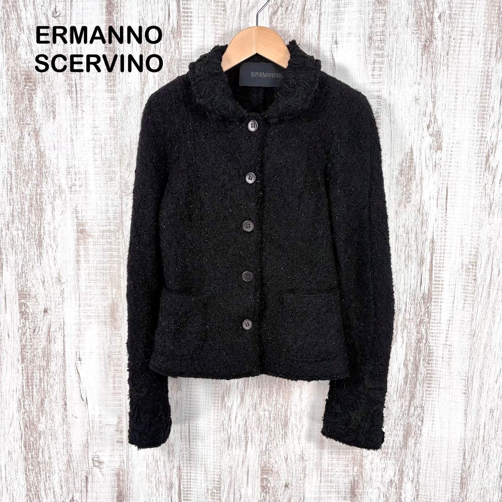 ERMANNO SCERVINO エルマンノシェルヴィーノ フラワーエンブロイダリー
