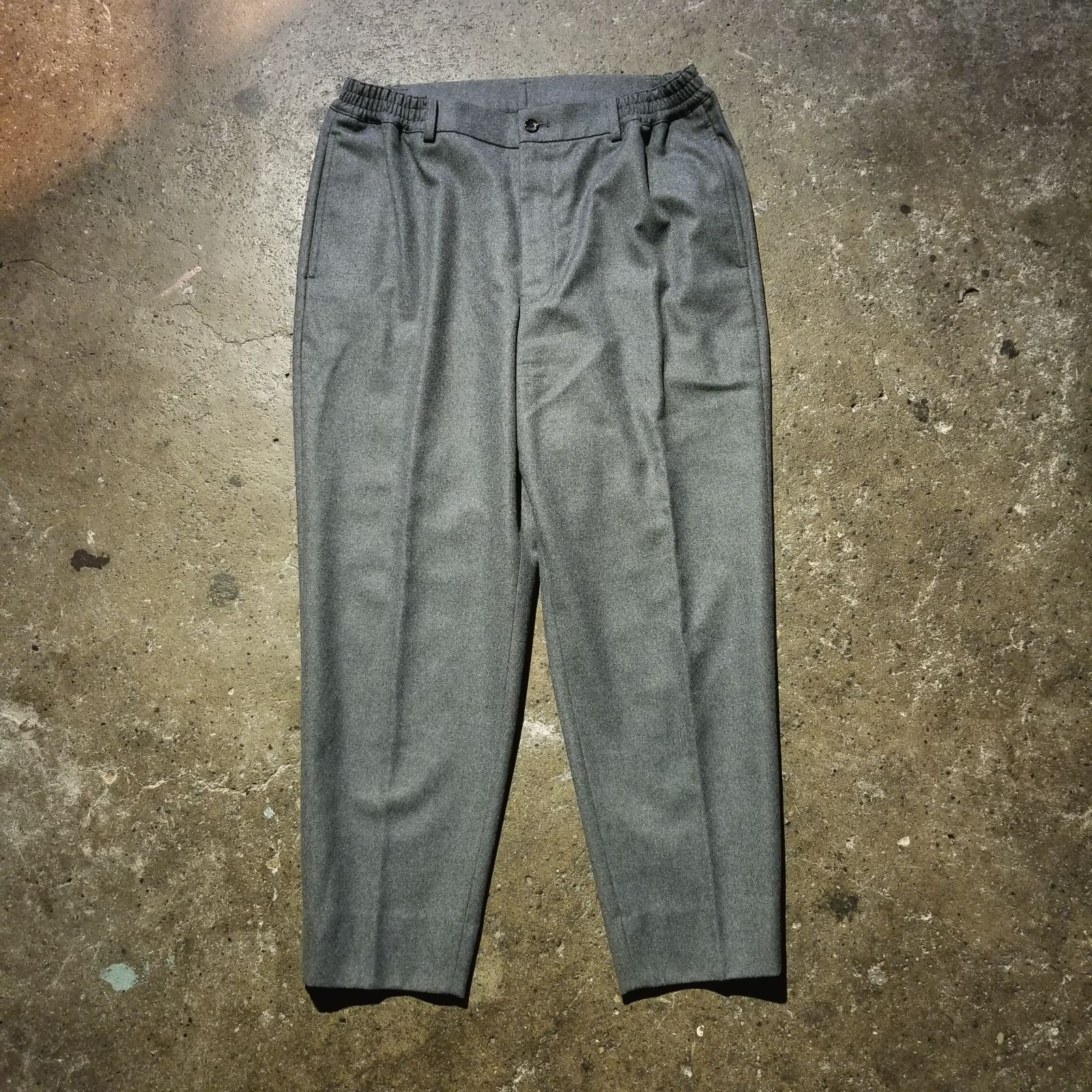 コムデギャルソンオムドゥ AD2021 ウールパンツ Mサイズ COMME des GARCONS HOMME DEUX 21aw ウールテーパードトラウザーパンツ