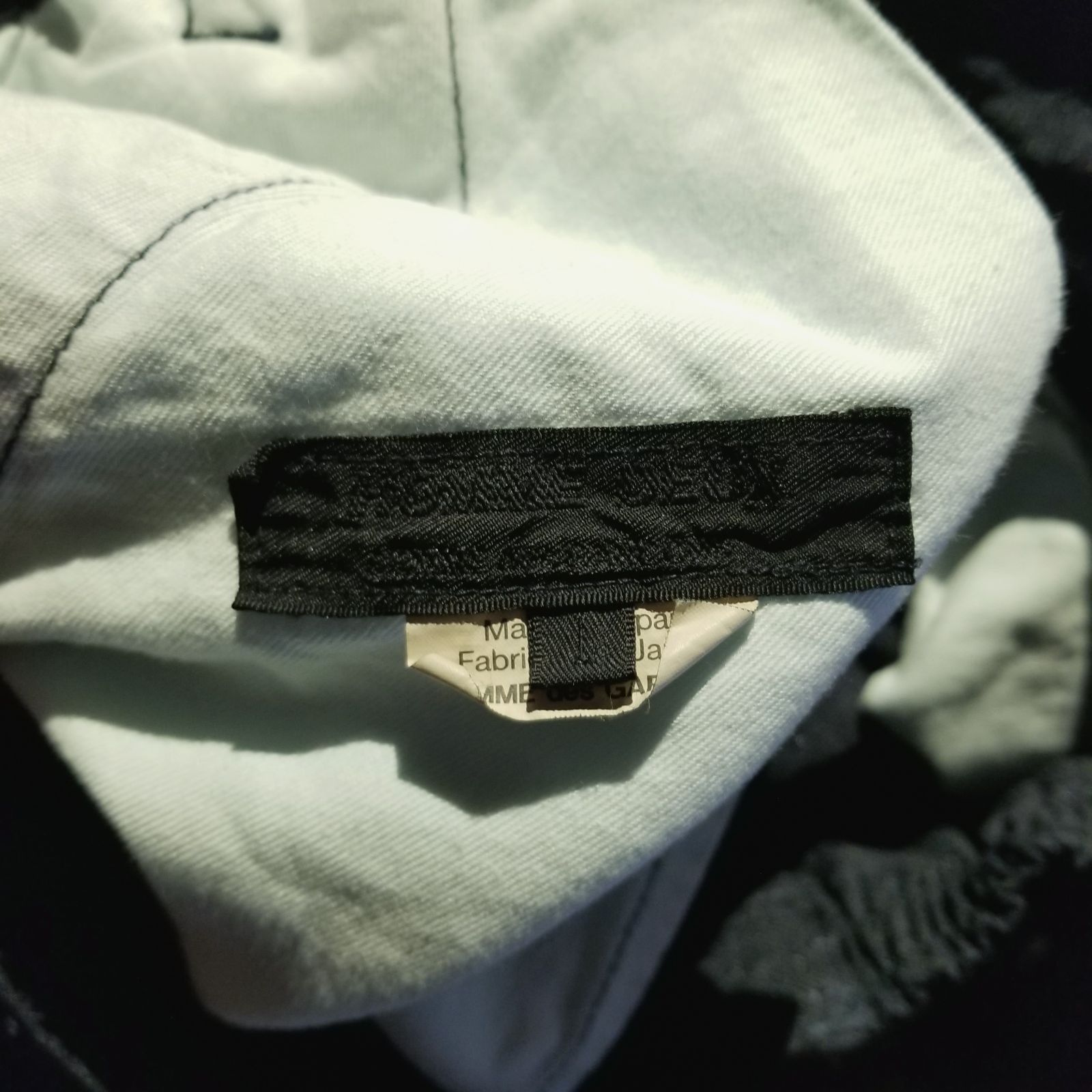 COMME des GARCONS HOMME DEUX 24ss エステル縮絨 ジップカーゴパンツ 