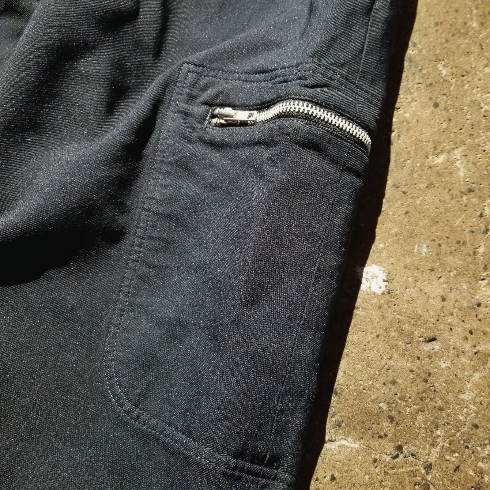 COMME des GARCONS HOMME DEUX 24ss エステル縮絨 ジップカーゴパンツ