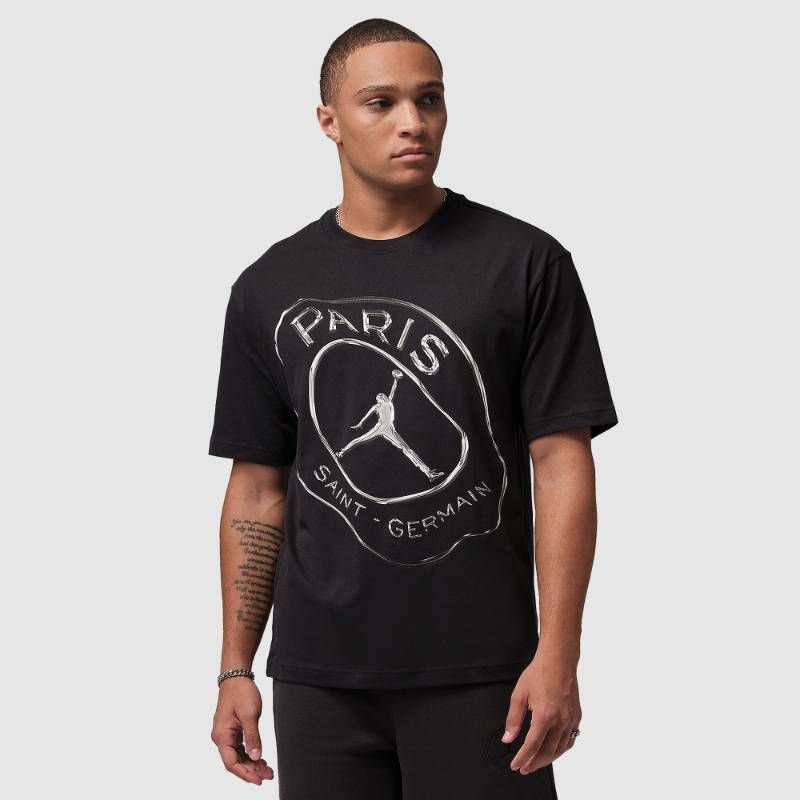 【送料無料・匿名配送】Jordan x PSG ジョーダン パリ・サンジェルマン 公式 コラボ Tシャツ 25/26 黒 ブラック 新品 正規品