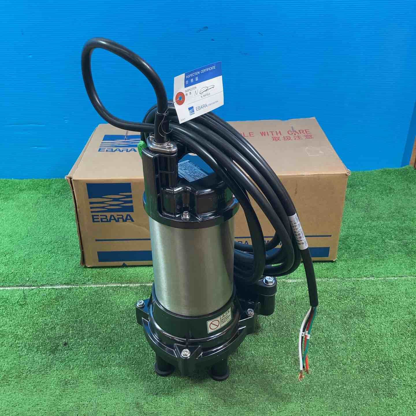 未使用品】荏原製作所(エバラポンプ) 水中ポンプ DWV1234 50DWV 非自動