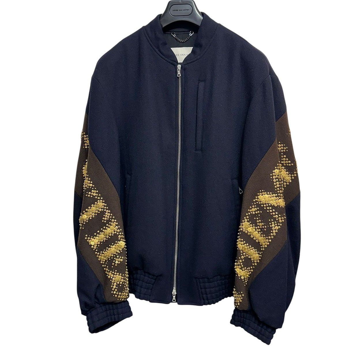 DRIES VAN NOTEN 24AW VENNA EMB 9236 M．W．JACKET 装飾スタッズ 