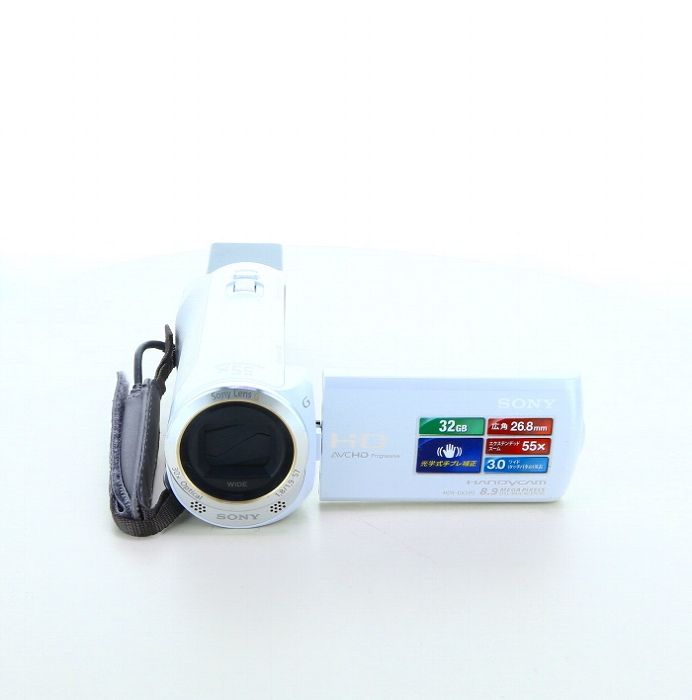 SONY HDR-CX390 ホワイト HANDYCAM ハンディカム ソニー | ビデオ