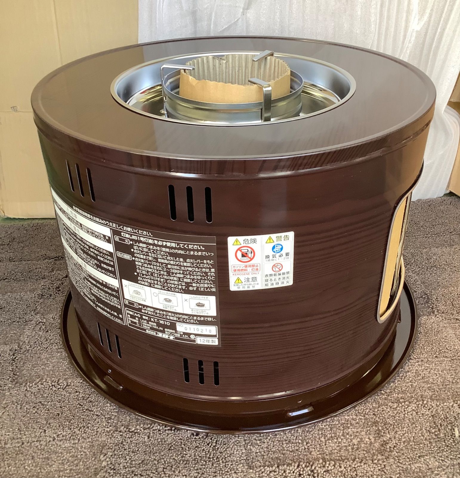 コロナ サロンヒーター KT-1610 木目 石油こんろ コロナ 石油こんろ 煮炊き用 サロンヒーター KT-1610 - メルカリ