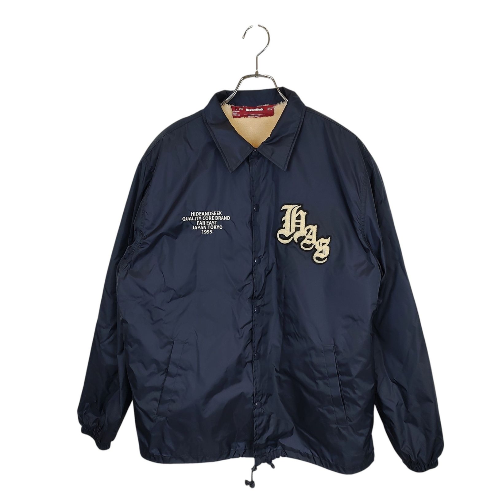 HIDE AND SEEK ナイロンボアコーチジャケット HIDE AND SEEK ハイドアンドシーク HAS Boa Coach Jacket ボア
