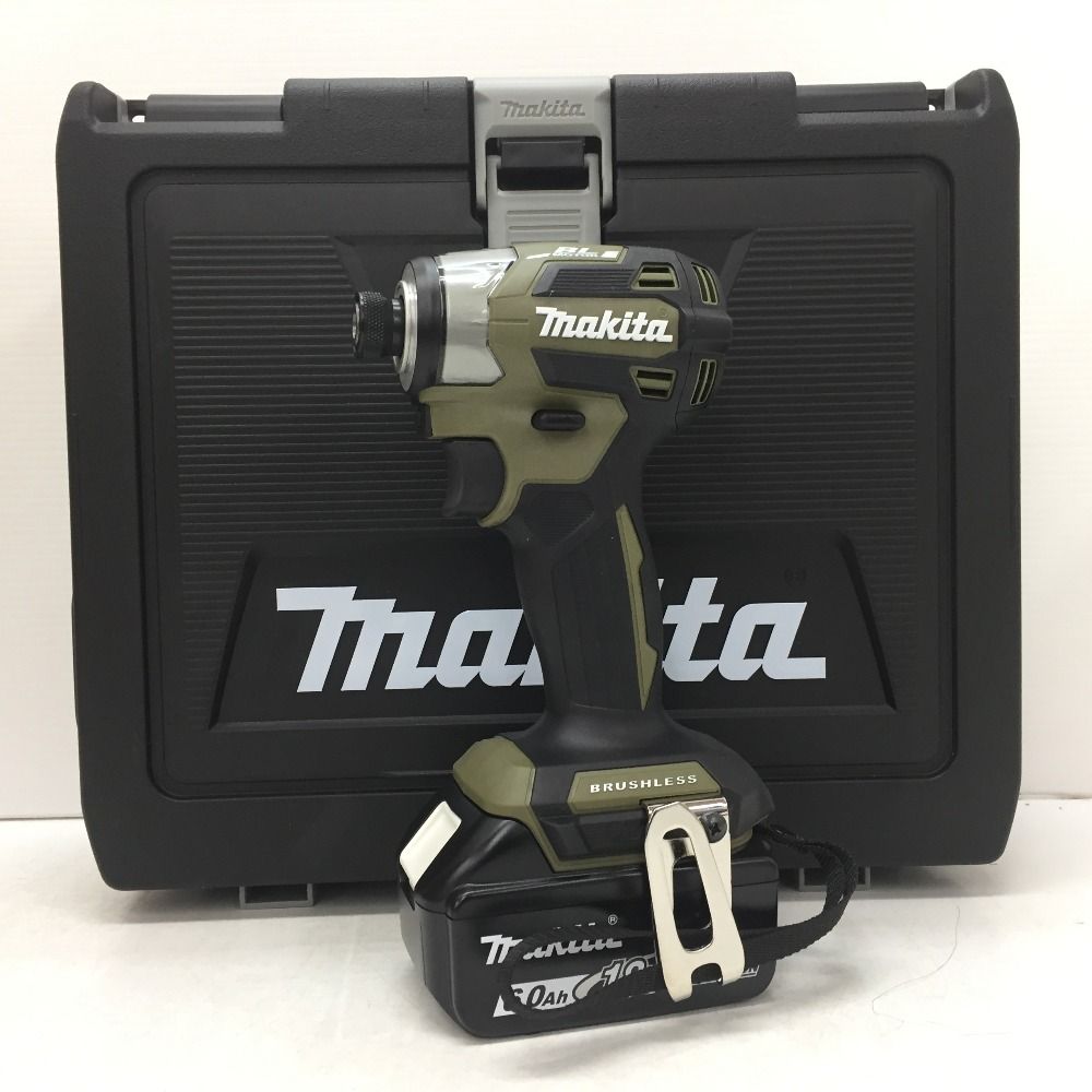 makita マキタ 18V 6.0Ah 充電式インパクトドライバ オリーブ ケース 