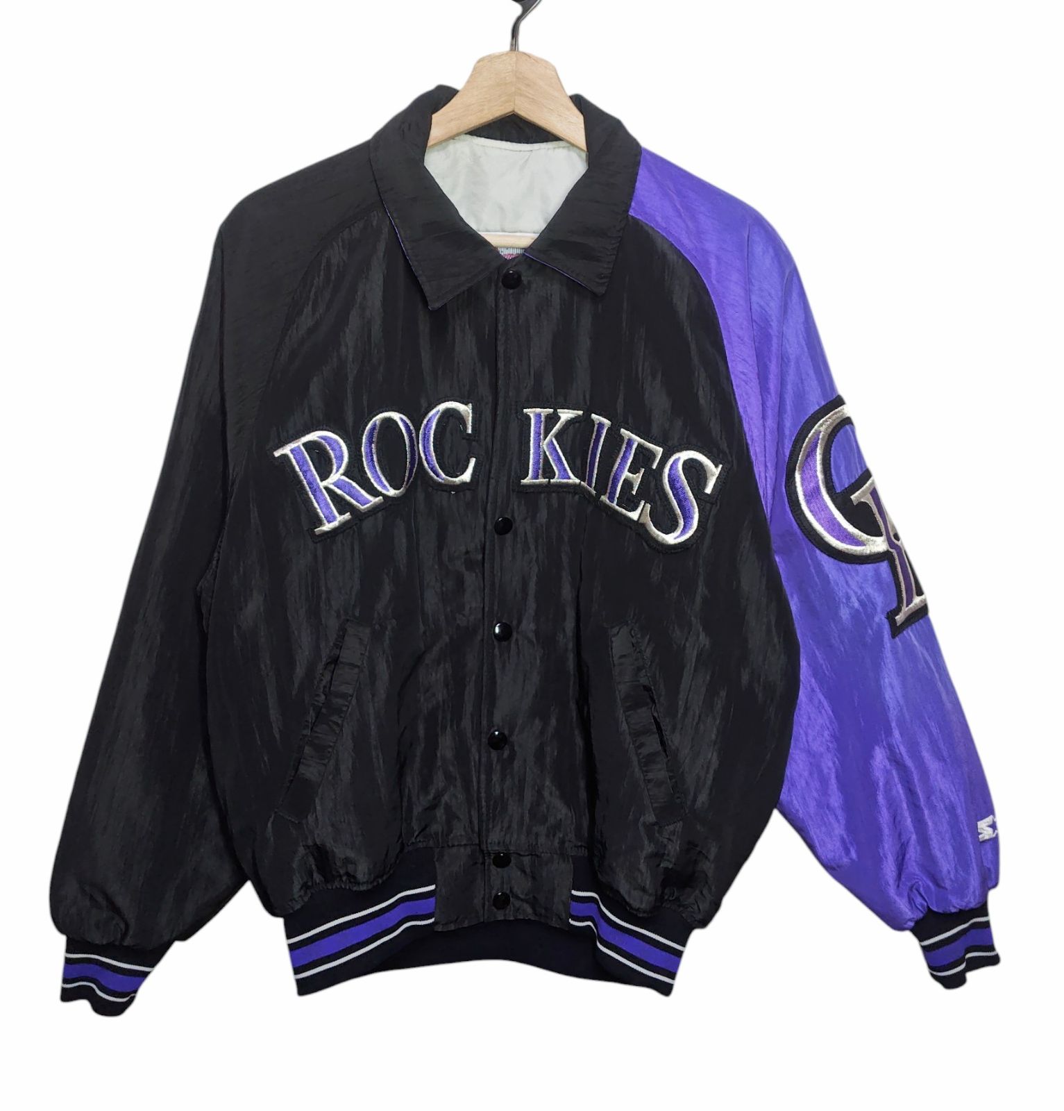 90s USA製 Starter（スターター） MLB Colorado Rockies（コロラド