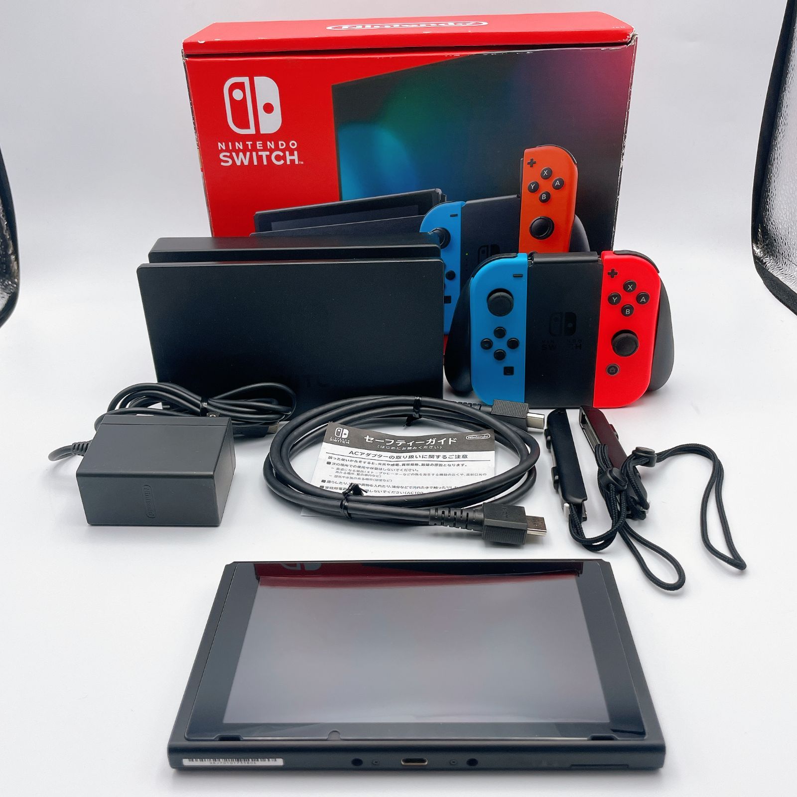 Nintendo Switch ネオンブルー・レッド 本体　画面難あり Nintendo Switch 本体 ネオンブルー・ネオンレッド画面傷あり・動作