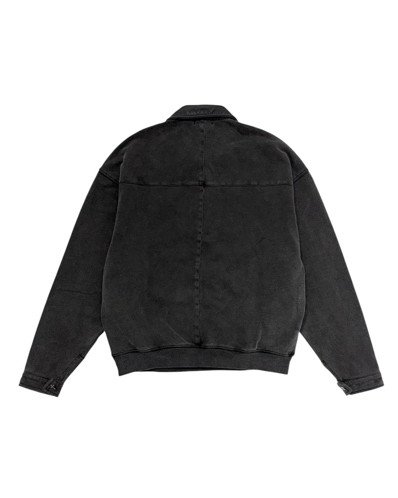 LAST NEST / leather wash sweat - メルカリ