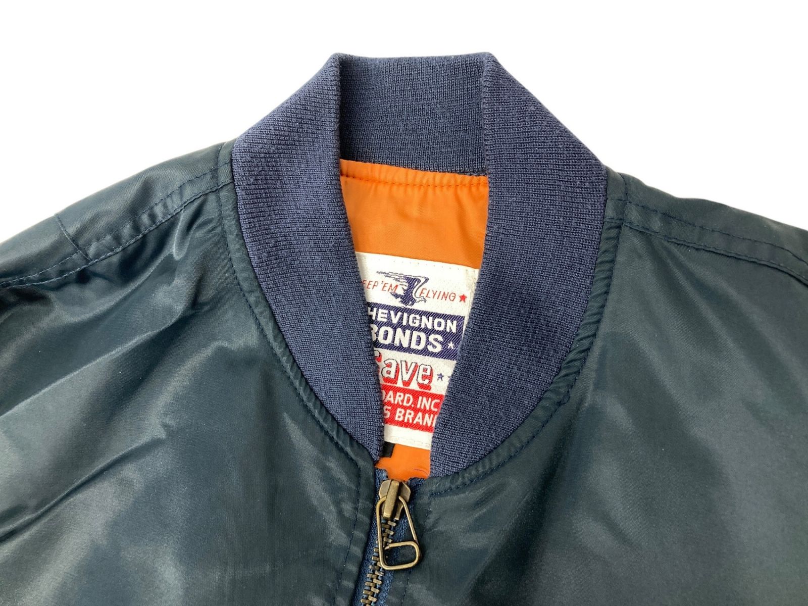 得価，定番人気 chevignon (シェビニオン) 80s90s BONDS MA-1 ナイロン