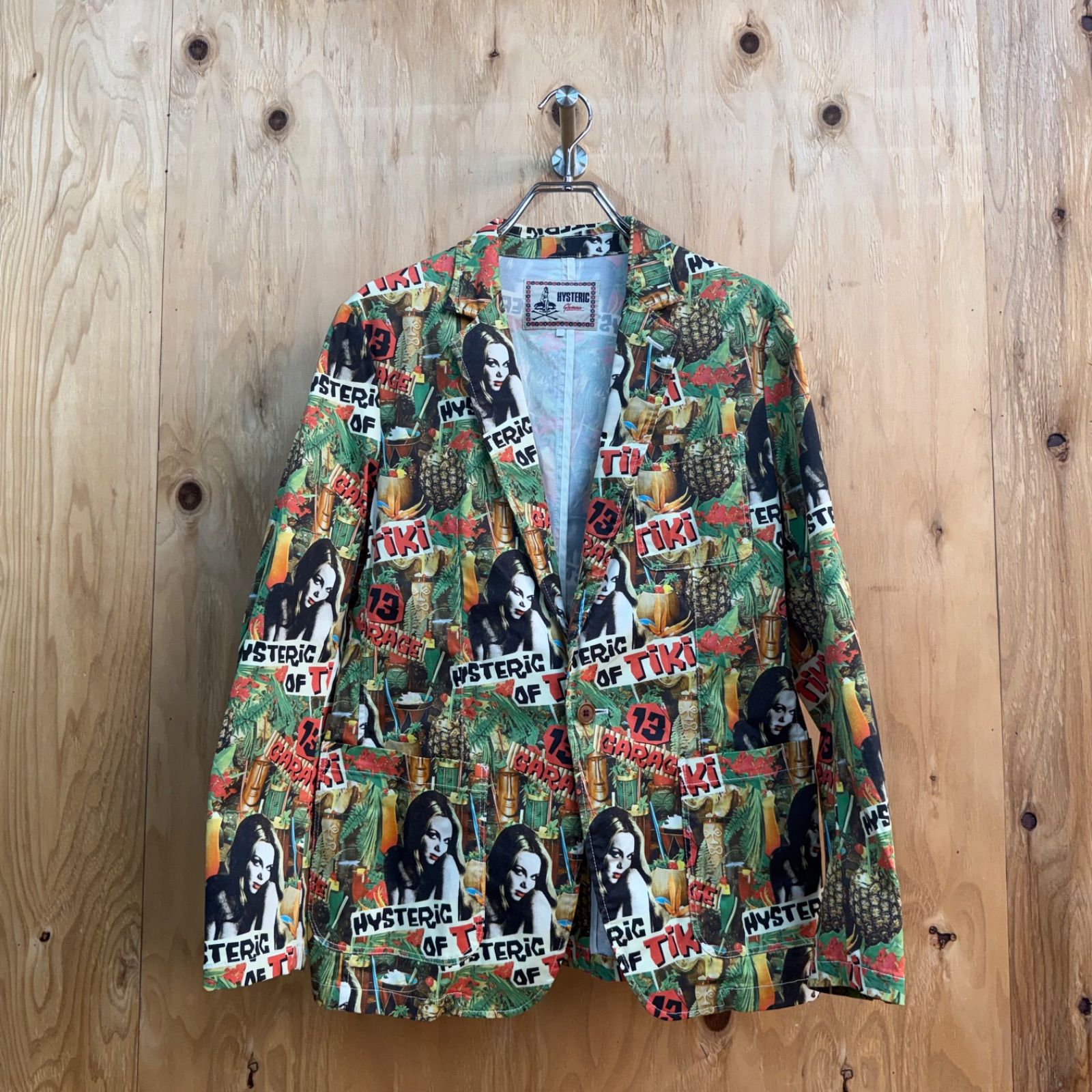 ヒステリックグラマー ジャケット　Tiki ジャケット・アウター 【店舗販売併用】HYSTERIC GLAMOUR 総柄