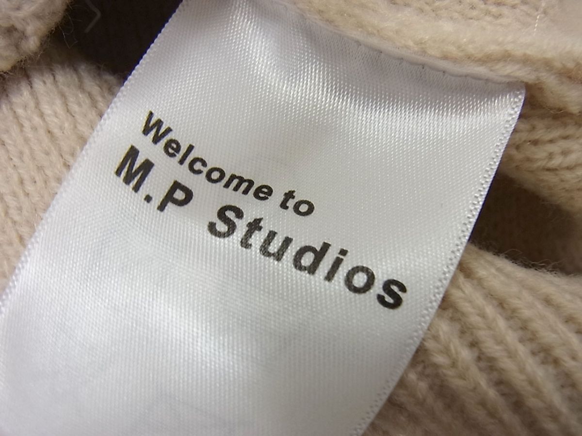 ☆M.P Studios ウールブレンド ヘビーウェイト ニットカーディガン 