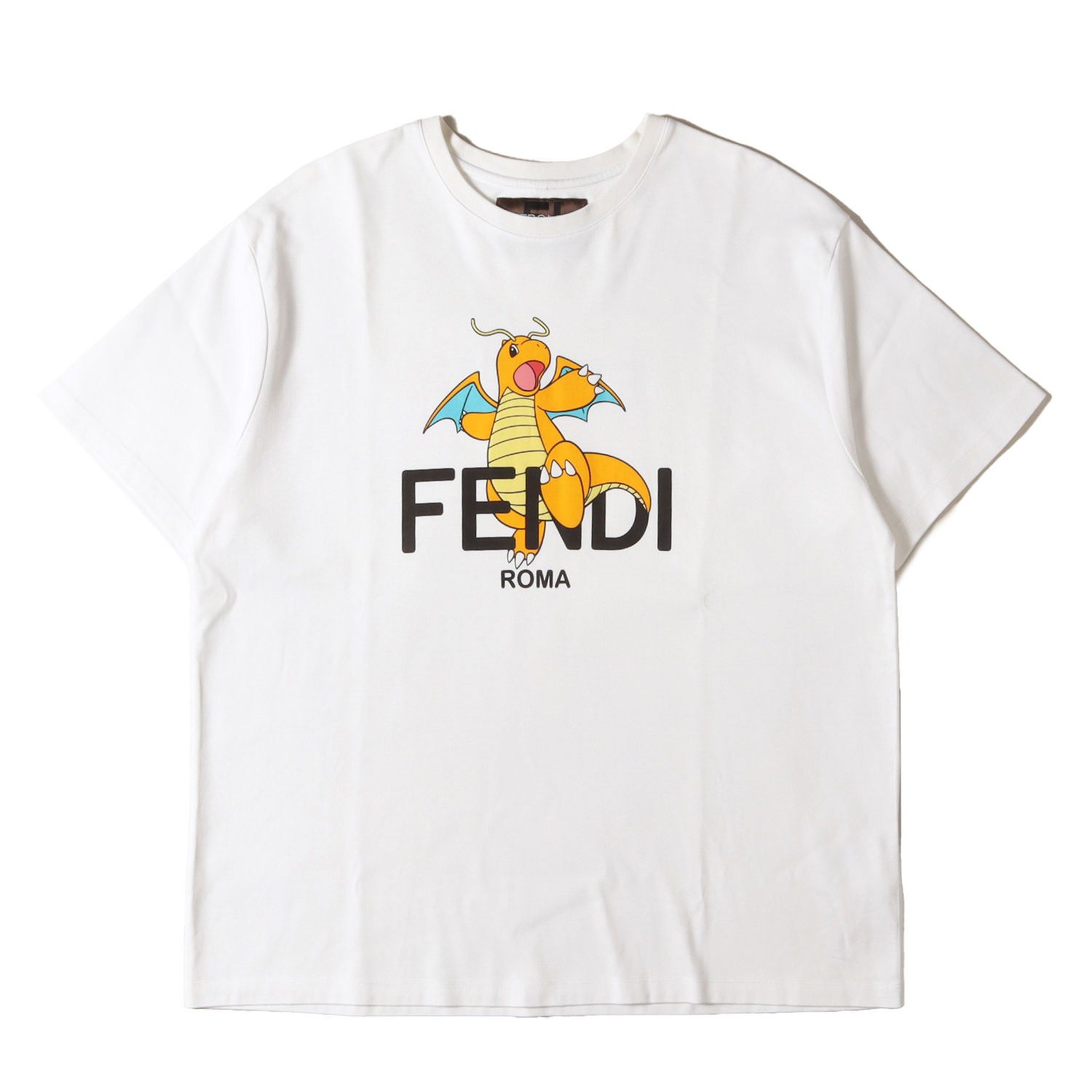 美品】FENDI フェンディ Tシャツ ホワイト サイズ:XL | 24SS fragment 