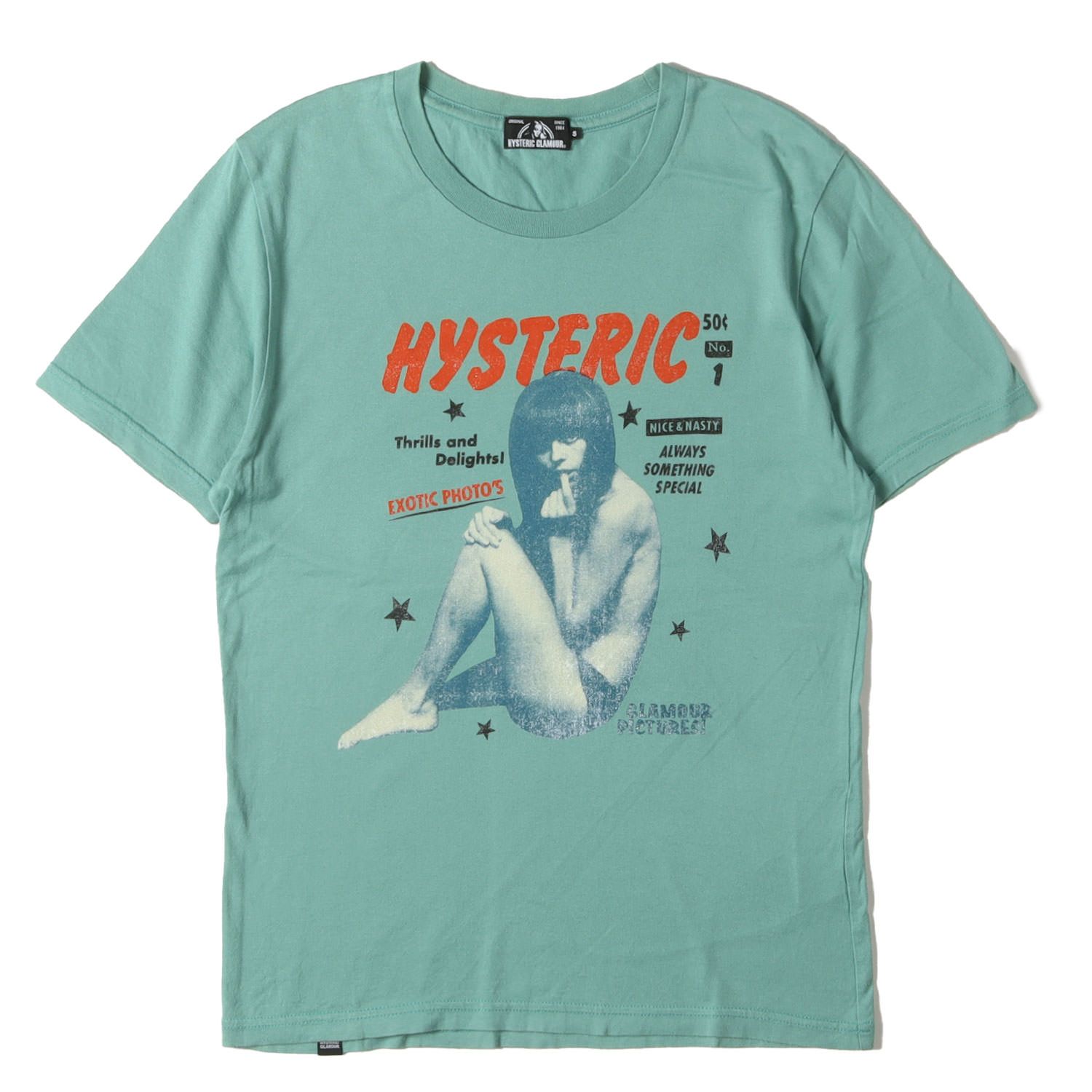 HYSTERIC GLAMOUR ヒステリックグラマー Tシャツ グリーン サイズ:S