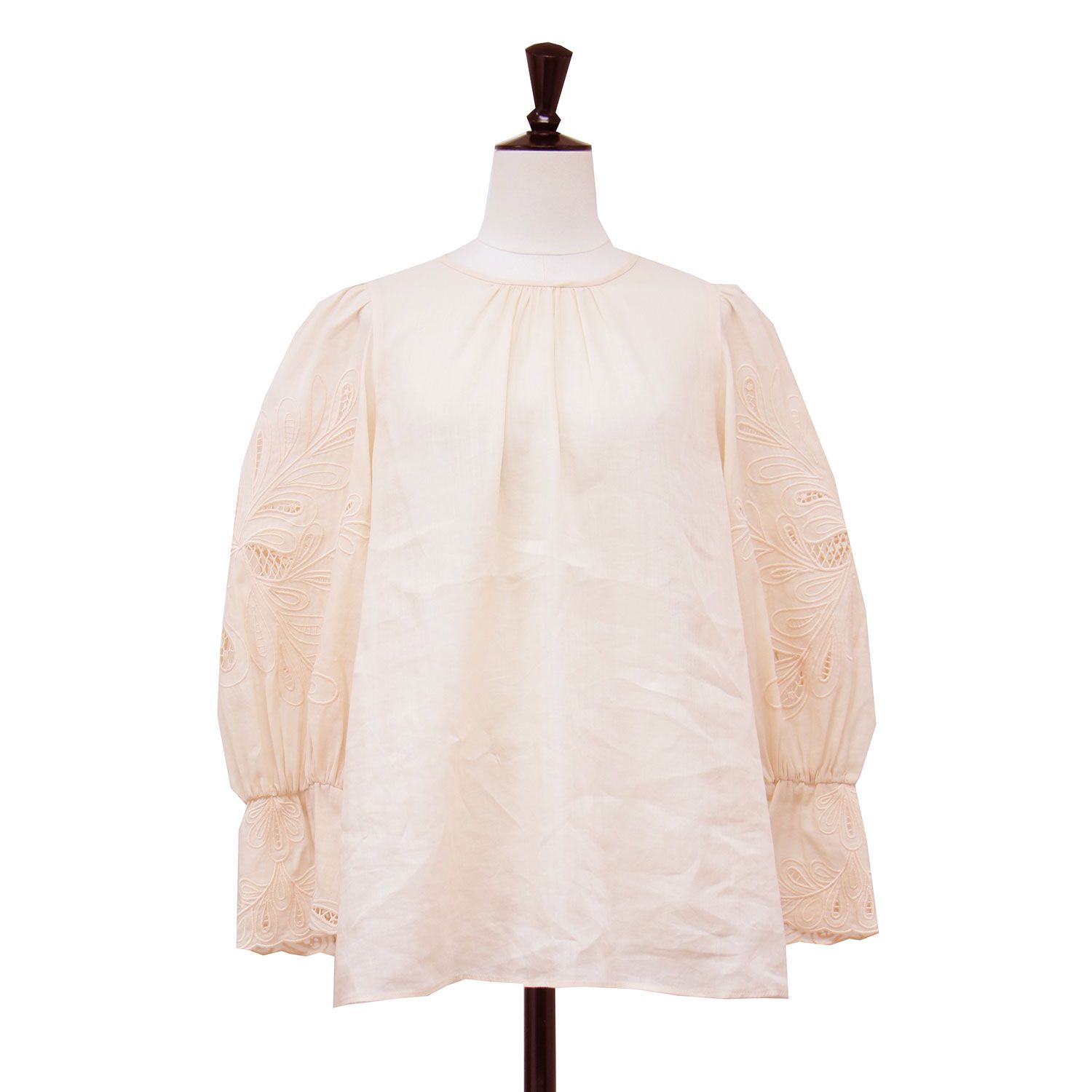 新品】ANAYI アナイ ブラウス ピンクベージュ サイズ:38(M) | 23春夏 