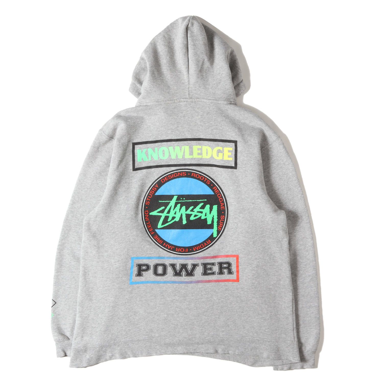 STUSSY ステューシー パーカー ヘザーグレー サイズ:XL | 00s LIVIN 