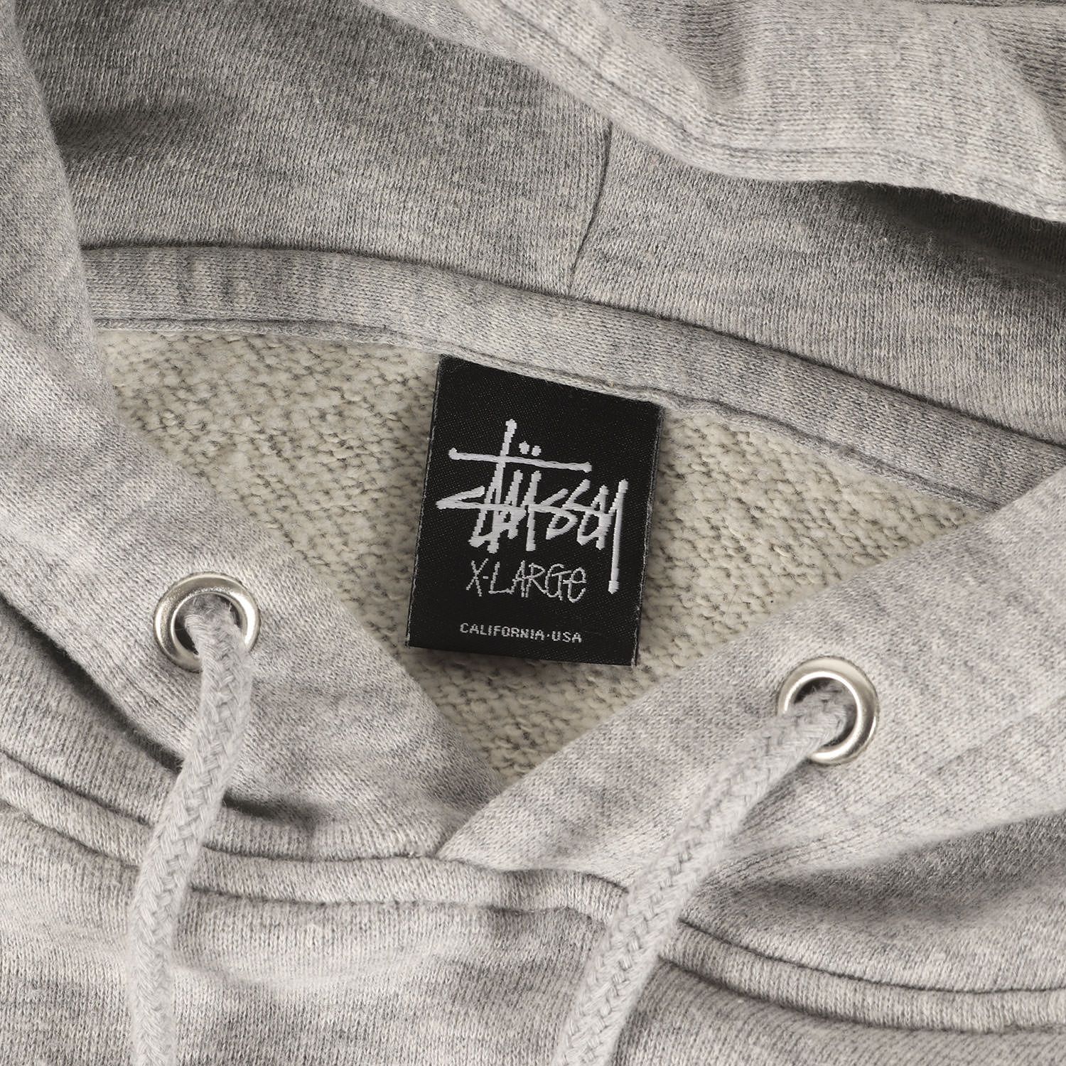 STUSSY ステューシー パーカー ヘザーグレー サイズ:XL | 00s LIVIN 