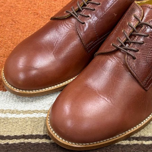 新品、展示品】BOMCORVO ボンコルヴォ プレーントゥシューズ Brown 