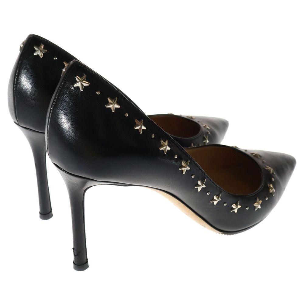 JIMMY CHOO (ジミーチュウ) スター スタッズ レザー ハイヒール